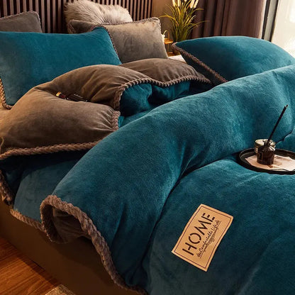 Amelva - Luxuriöse Samtdecke für stilvolle Schlafzimmer