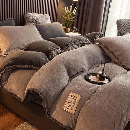 Amelva - Luxuriöse Samtdecke für stilvolle Schlafzimmer