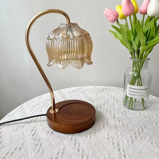 Elegante Glas Tischlampe | LuxeGlow