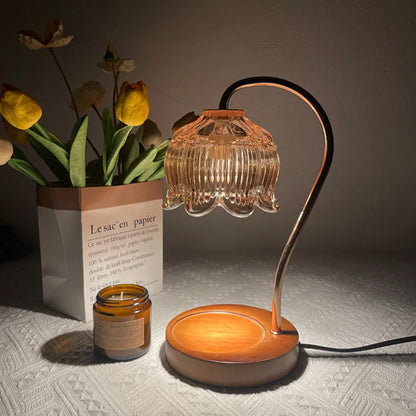 Elegante Glas Tischlampe | LuxeGlow