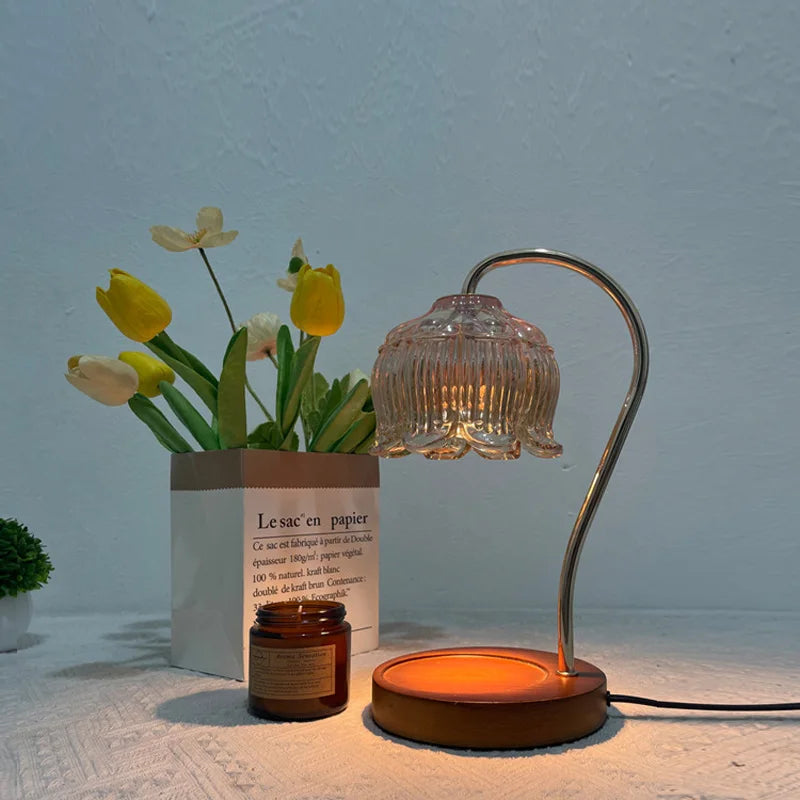 Elegante Glas Tischlampe | LuxeGlow