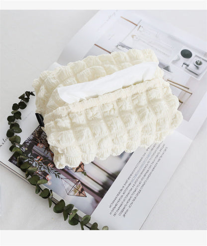 Ananas-Quilt-Gewebebox – Stilvolles Taschentuchbox Design – Staubgeschützt und Praktisch