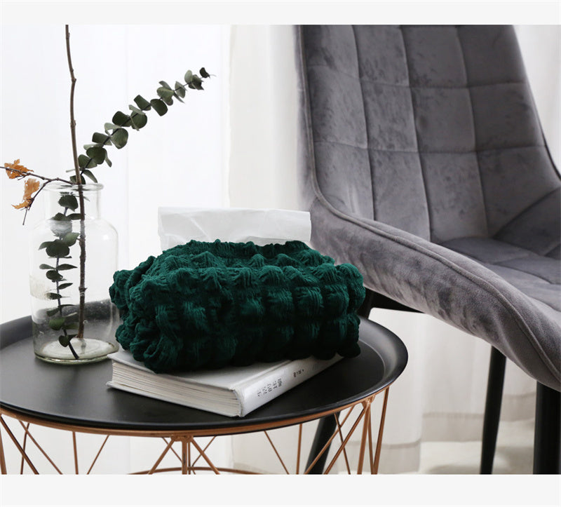 Ananas-Quilt-Gewebebox – Stilvolles Taschentuchbox Design – Staubgeschützt und Praktisch