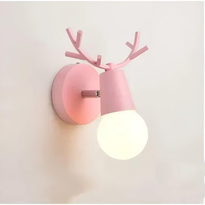 Garduru Licht - Nordische Macaron Geweih LED Wandlampe