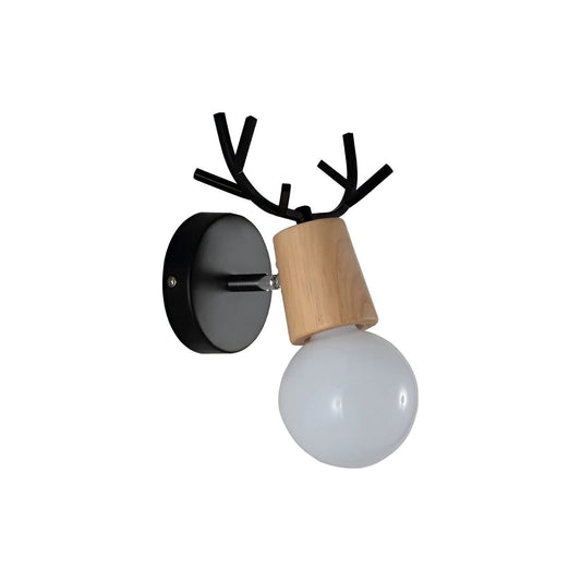 Garduru Licht - Nordische Macaron Geweih LED Wandlampe