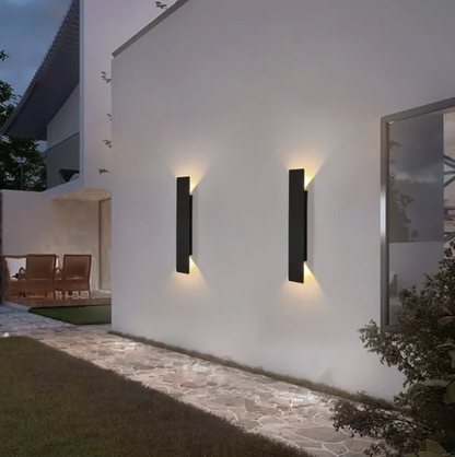 AquaLume – Wetterfeste Aluminium-Wandapplique