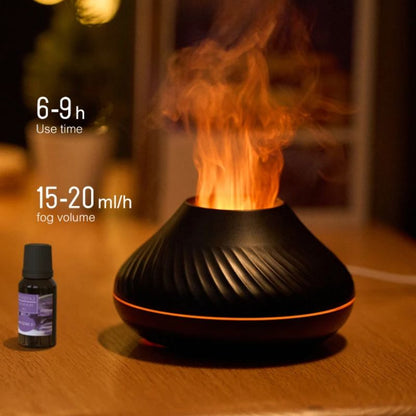 Ätherischer Öl Diffusor mit LED-Flammeneffekt