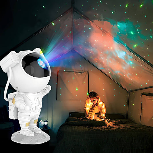 Star Projektor für Zuhause - Magische Astronauten Nachtlampe für Kinder