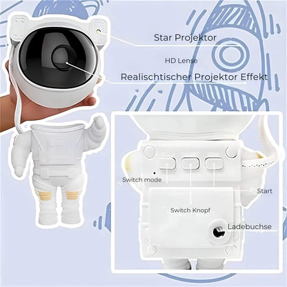 Magischer Astronauten-Sternenprojektor