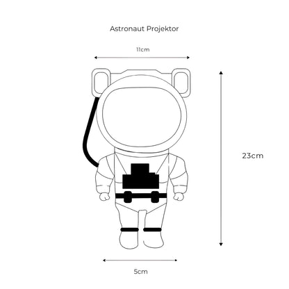 Magischer Astronauten-Sternenprojektor