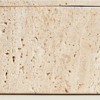 Aufbewahrungsbox – Travertin-Stein – Zeitlos & Natürlich