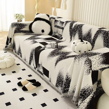 Avantgarde Abstrakt Chenille Sofabezug