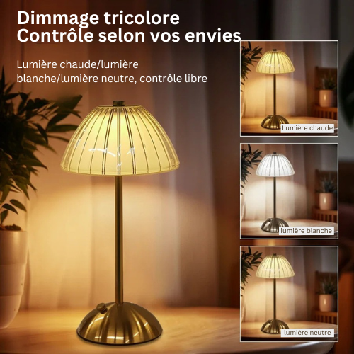 Éclat Cristal - Luxuriöse Kabelgebundene Tischlampe