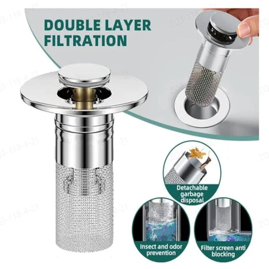 Luxora Edelstahl Bodenablauffilter für den Hausgebrauch
