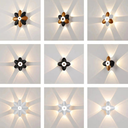 Garduru LED Blumen Wandleuchte – Wasserdichte Außenbeleuchtung