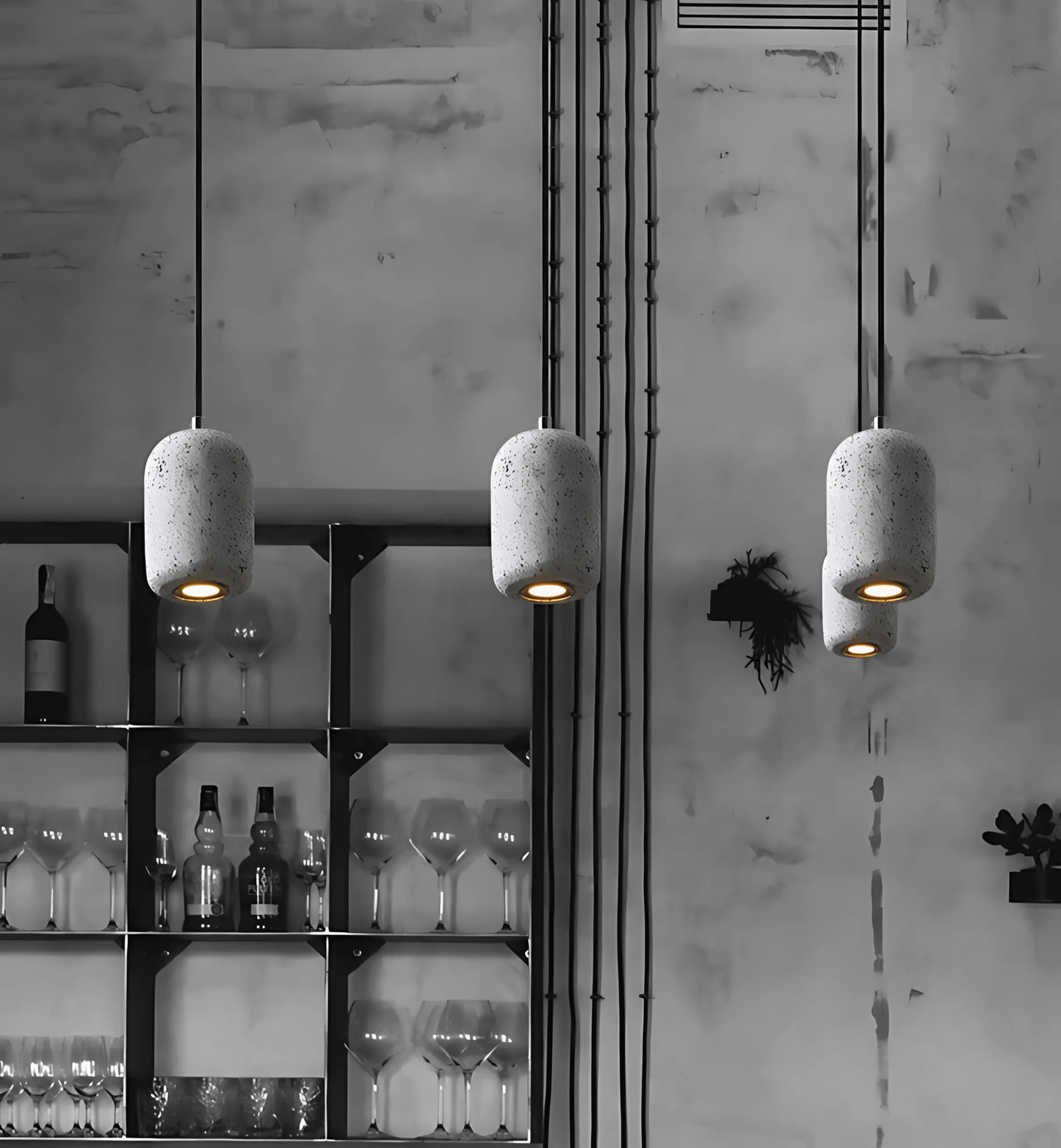 Moderne Beton Hängeleuchte – Industrial Design & LED-Technik