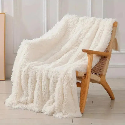 Dekorative Wendedecke aus extra weichem Kunstfell – 120x200 cm für luxuriösen Komfort und Stil