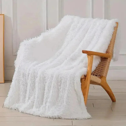 Dekorative Wendedecke aus extra weichem Kunstfell – 120x200 cm für luxuriösen Komfort und Stil