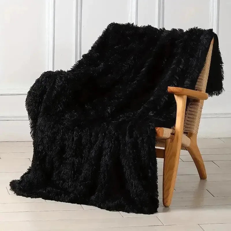 Dekorative Wendedecke aus extra weichem Kunstfell – 120x200 cm für luxuriösen Komfort und Stil
