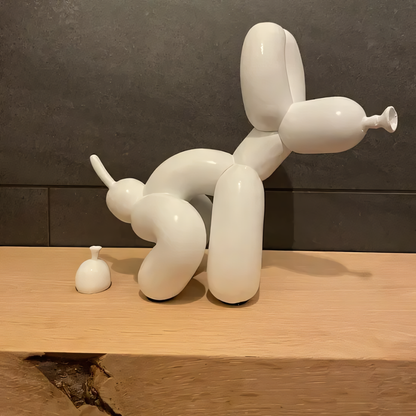 WhimsiDecor | Ballonhund Figur | Handgemachte Kunst | Hunde Skulptur Figur