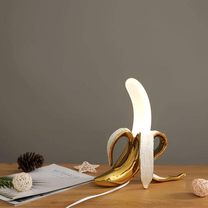 Garduru - Moderne Bananen-Tischlampe