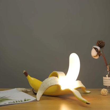 Garduru - Moderne Bananen-Tischlampe