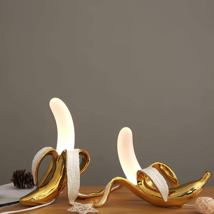 Garduru - Moderne Bananen-Tischlampe