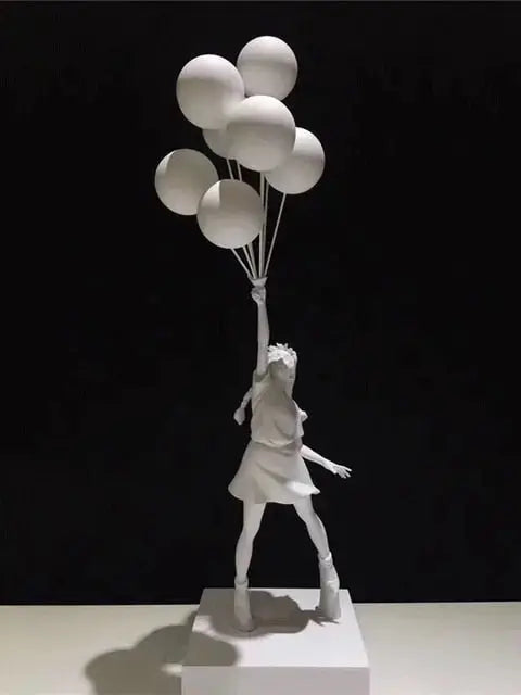 Banksy Ballon Mädchen Statue