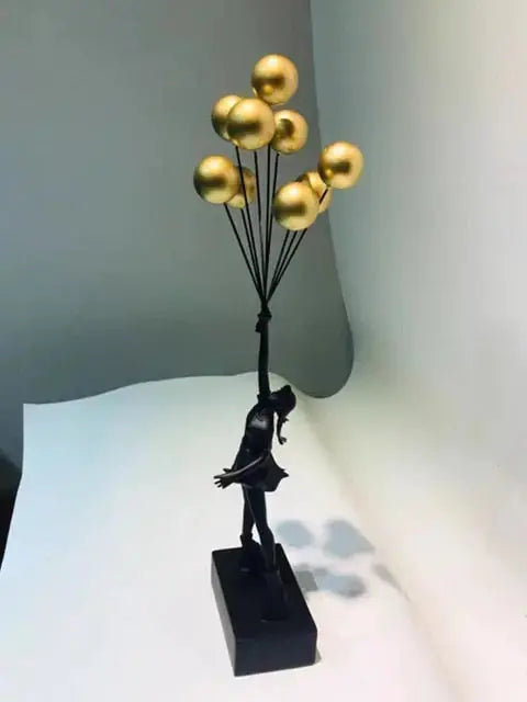 Banksy Ballon Mädchen Statue