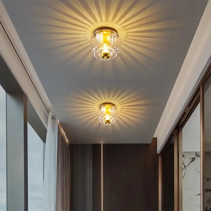 Bauhaus Glas Wandleuchte - Dekorative Wandlampe mit beeindruckenden Effekten für Flure und Wohnzimmer