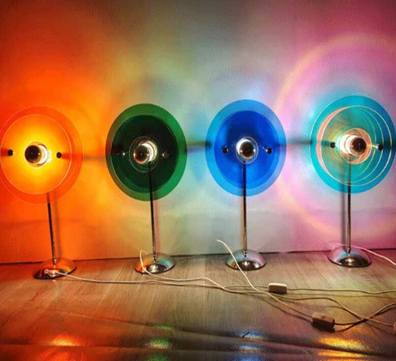 Rayvia Bauhaus-inspirierte Glow-Lampe - Retro-LED-Ambiente Licht mit verstellbarem Hals