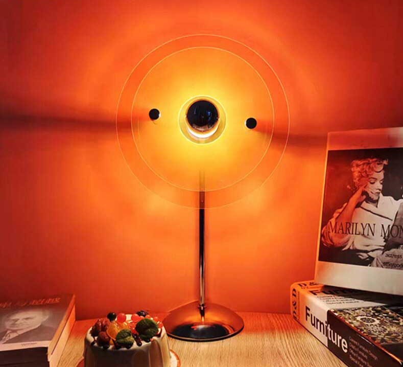 Rayvia Bauhaus-inspirierte Glow-Lampe - Retro-LED-Ambiente Licht mit verstellbarem Hals