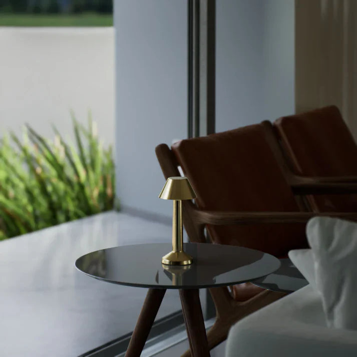 Ambient Oblique Moderne Kabellose Tischlampe – Einstellbare Lichtmodi & USB-aufladbar