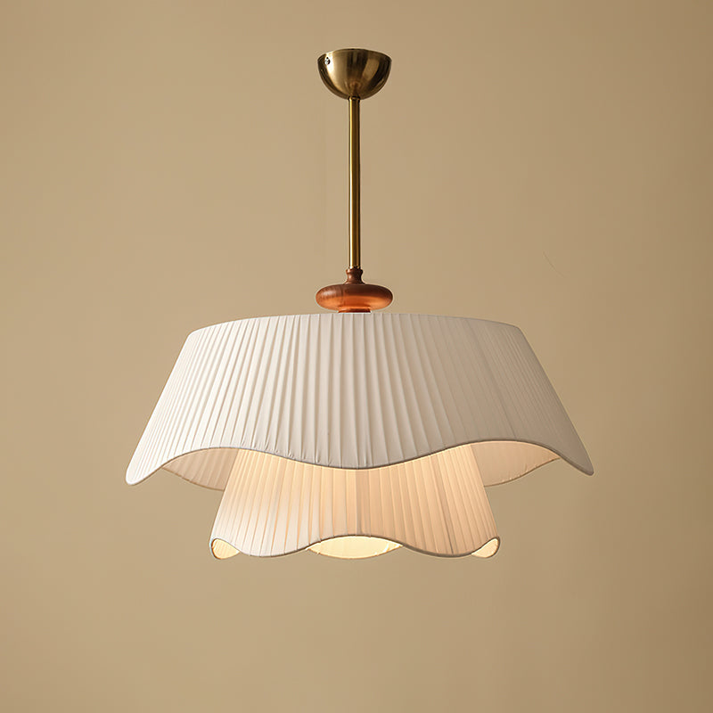 Suspension Bellevue - Moderne Lampe aus Metall, Glas und Holz, Elegantes Design