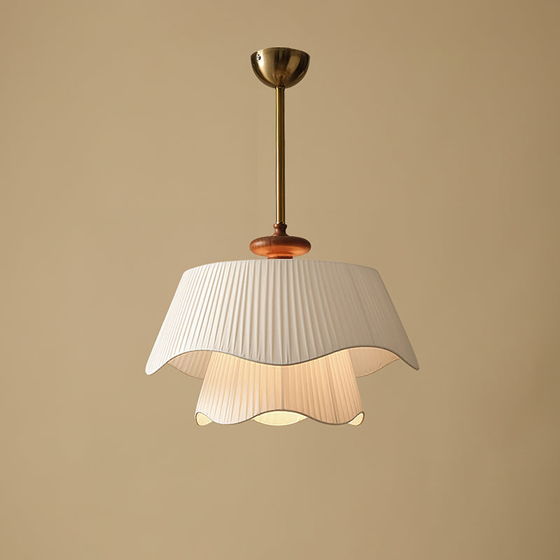 Suspension Bellevue - Moderne Lampe aus Metall, Glas und Holz, Elegantes Design