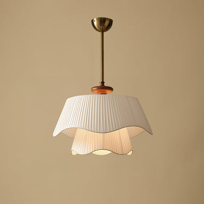 Suspension Bellevue - Moderne Lampe aus Metall, Glas und Holz, Elegantes Design