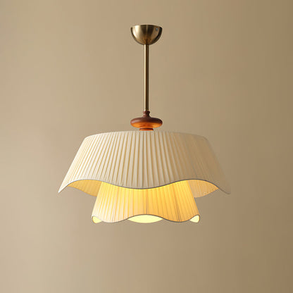 Suspension Bellevue - Moderne Lampe aus Metall, Glas und Holz, Elegantes Design