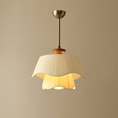 Suspension Bellevue - Moderne Lampe aus Metall, Glas und Holz, Elegantes Design