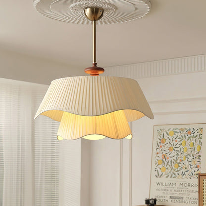Suspension Bellevue - Moderne Lampe aus Metall, Glas und Holz, Elegantes Design