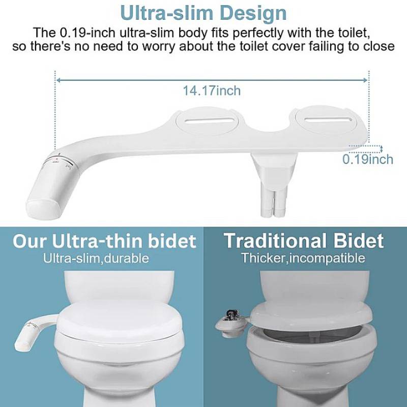 Ultra-dünne Bidet-Befestigung für Toilette