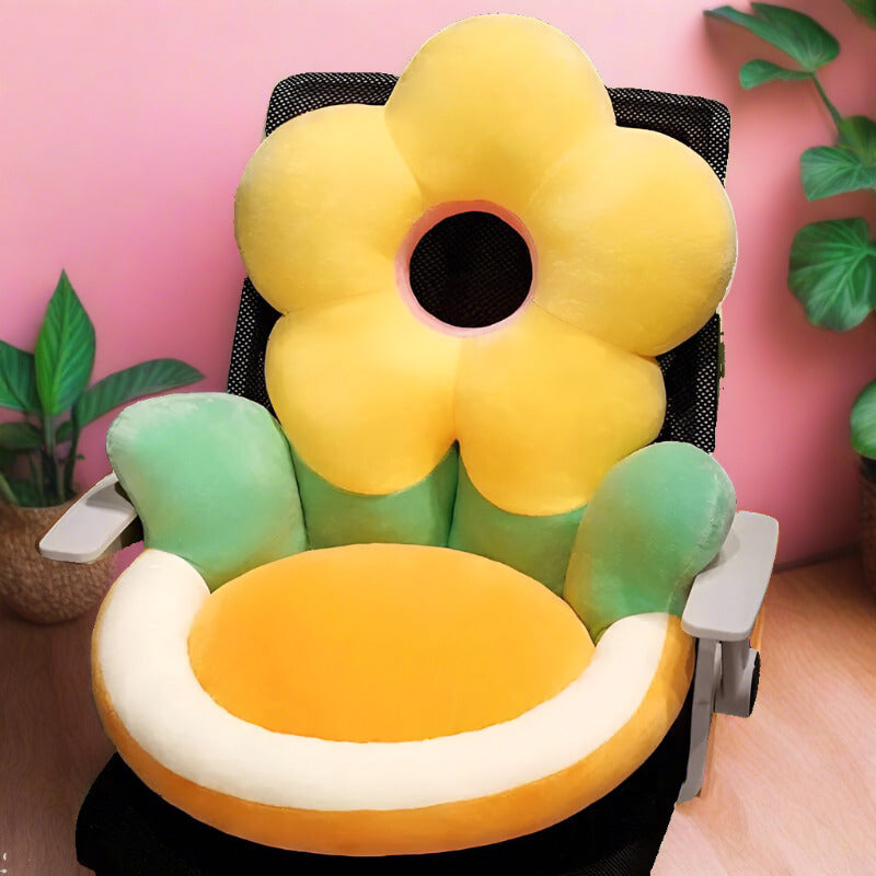 Flower Power Plüschstuhl Kissen