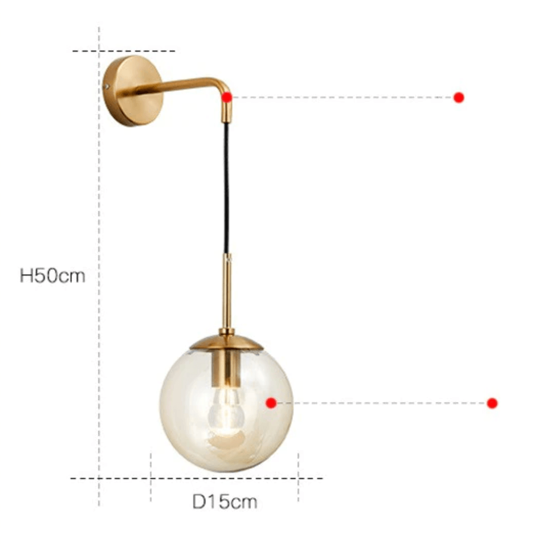 Garduru - Moderne Glas Wandlampen