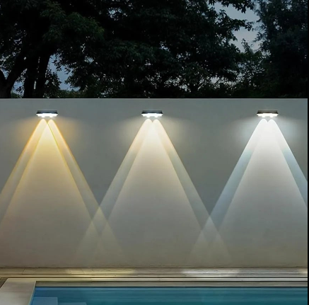 Solar Zaunlichter – Außen LED Garten Wandlichter