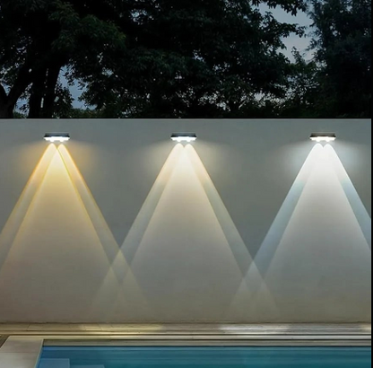 Solar Zaunlichter – Außen LED Garten Wandlichter