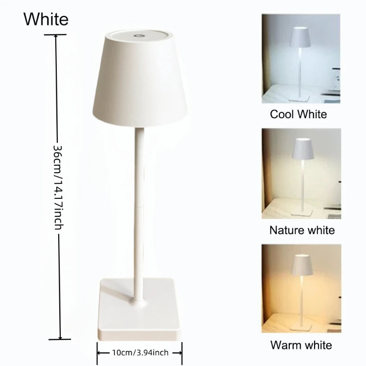 Kabellampe LED-Tischlampe – Wiederaufladbares Licht mit Touch-Steuerung