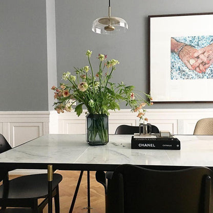 Suspension LED Solar – Modernes Licht aus Messing und Glas für elegantes Interieur