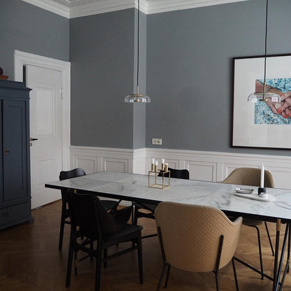 Suspension LED Solar – Modernes Licht aus Messing und Glas für elegantes Interieur