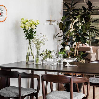 Suspension LED Solar – Modernes Licht aus Messing und Glas für elegantes Interieur