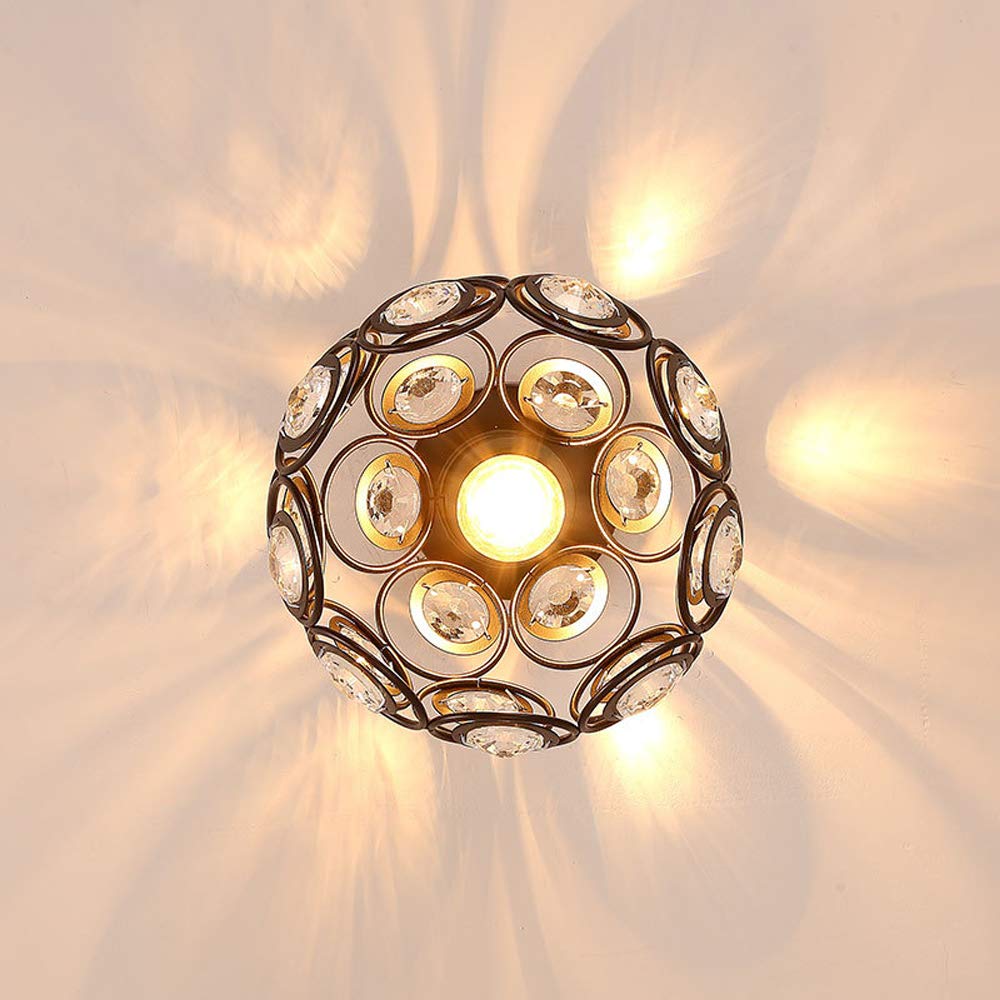 Aufhängung Flur Fancy Gold - Elegante Deckenlampe aus Gold und Kristall für Flur