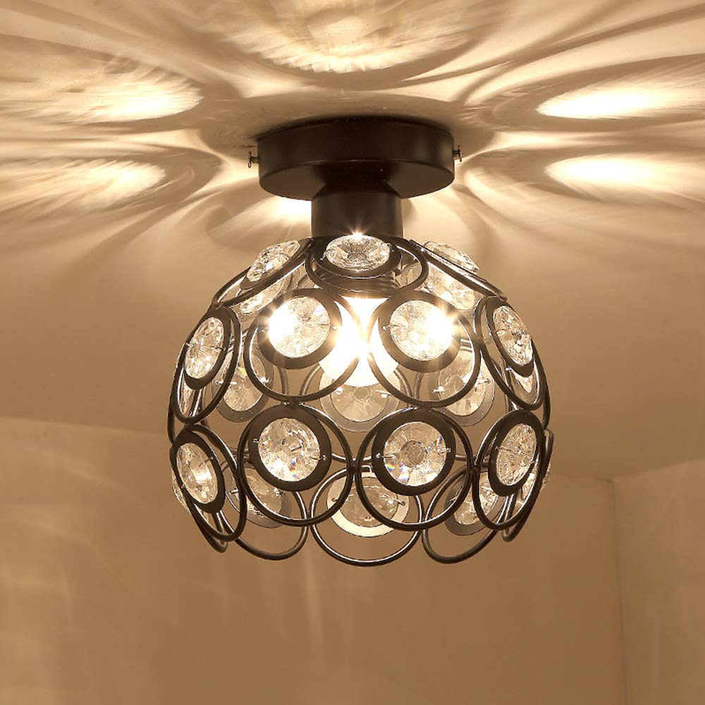 Aufhängung Flur Fancy Gold - Elegante Deckenlampe aus Gold und Kristall für Flur